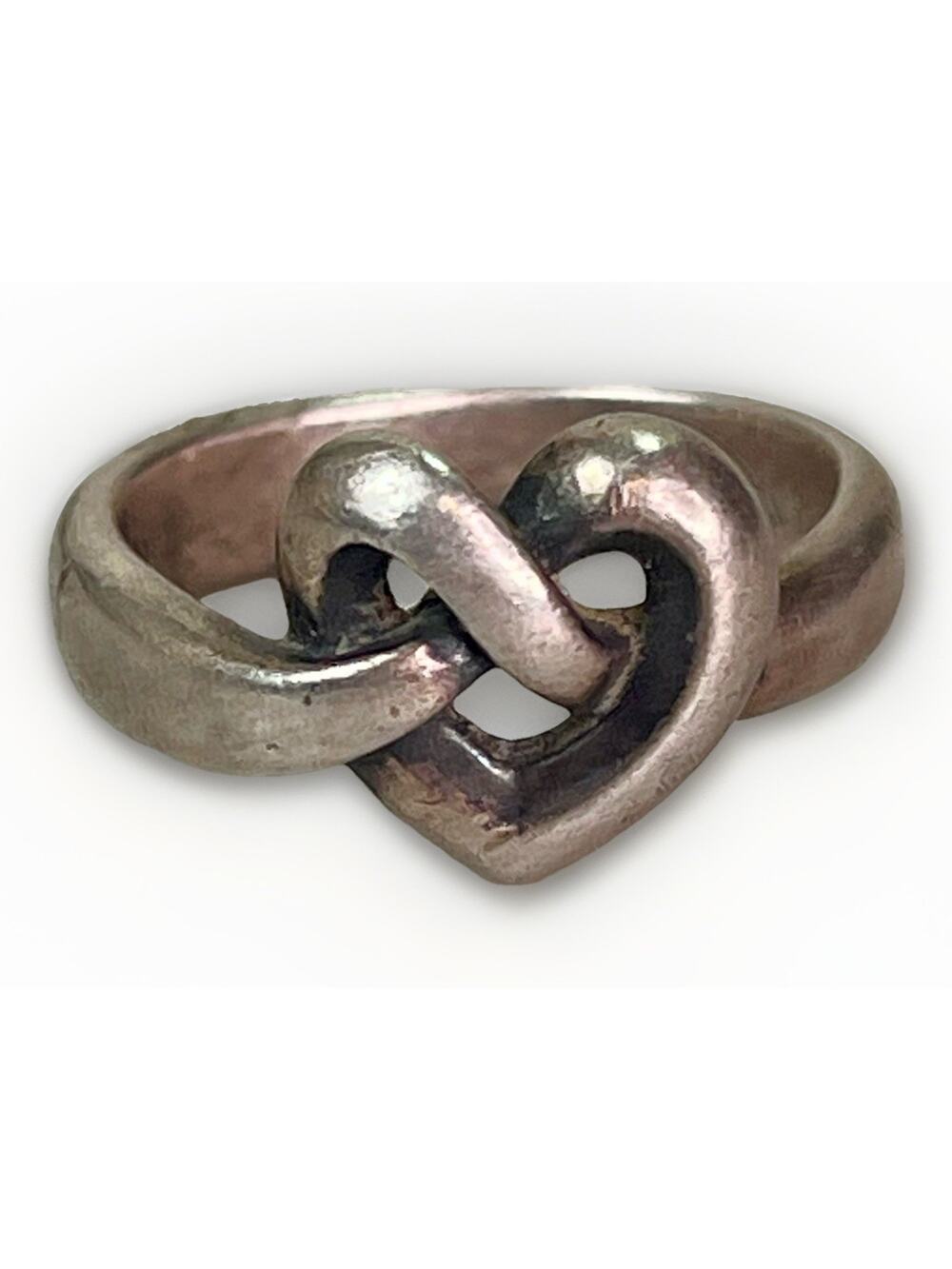 James Avery Heart Knot Sterling Silver 925 Ring Size 7 (DG7128042) RETIRED